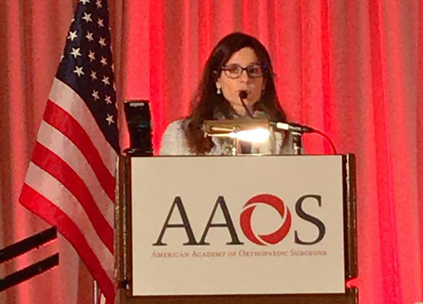 Dr. Pascual presenting at the AAOS, Las Vegas 2019 (American academy of Orthopedic Surgeons) on predictors of progression of disease in the dysplastic hip