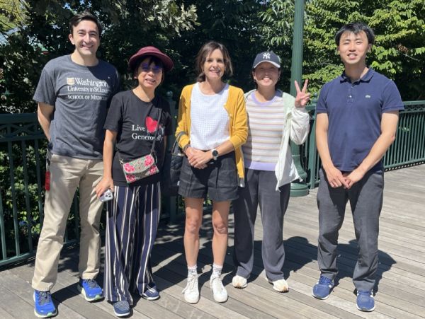 Pascual Lab: Left to right: Jon Ince, May Wu, Dr. Pascual, CC Ai and Ken Kikuchi